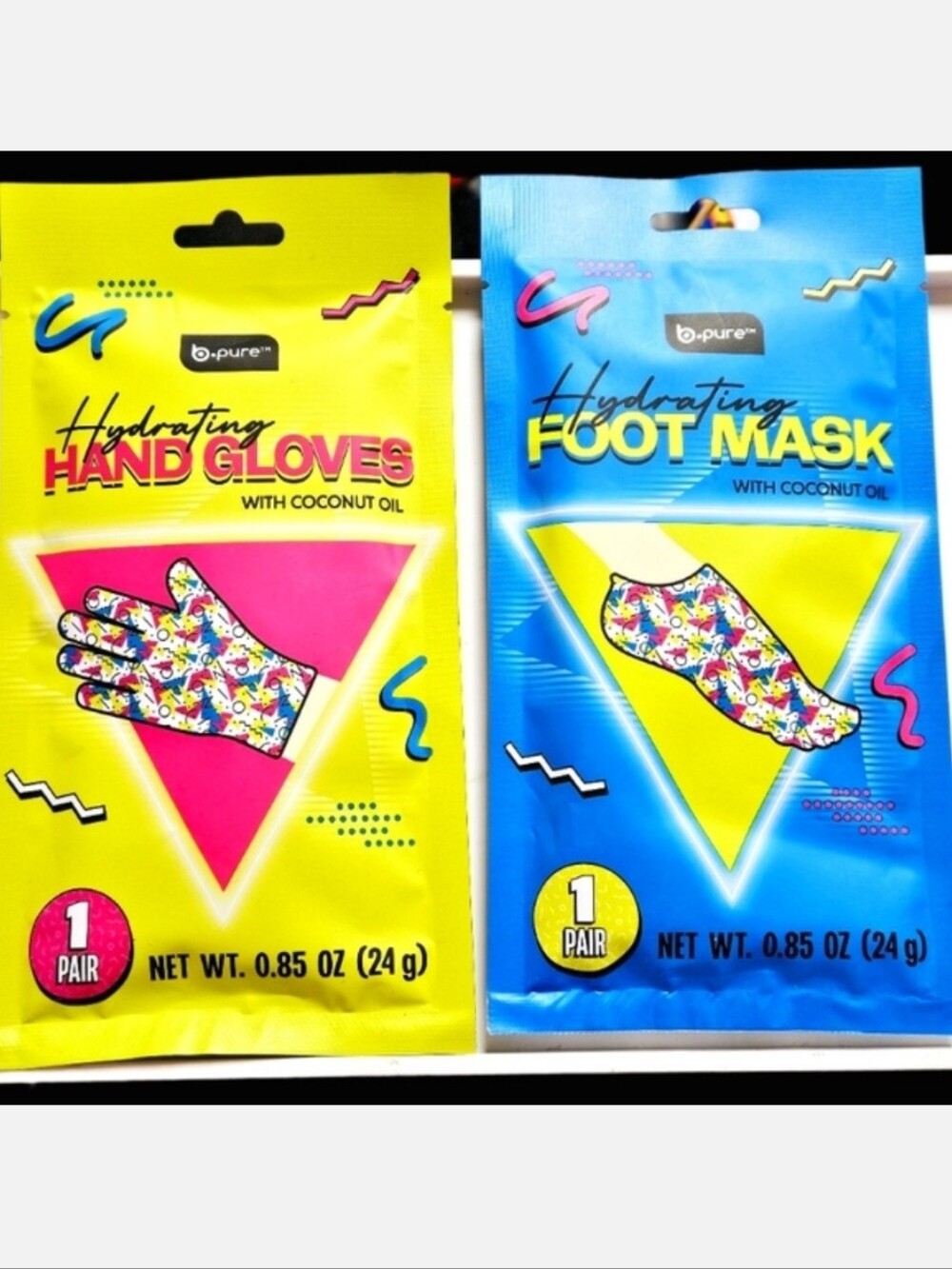 NWT B•PURE 2-PK BUNDLE: HYDRATING HAND GLOVES & FOOT MASK SET!